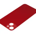 Back Glass With 3M Adhesive For iPhone 13 (No Logo / Large Camera Hole) (Red)