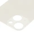 Back Glass With 3M Adhesive For iPhone 13 Mini (No Logo / Large Camera Hole) (Starlight)
