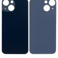 Back Glass With 3M Adhesive For iPhone 13 Mini (No Logo / Large Camera Hole) (Midnight)