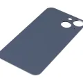 Back Glass With 3M Adhesive For iPhone 13 Mini (No Logo / Large Camera Hole) (Midnight)