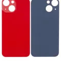 Back Glass With 3M Adhesive For iPhone 13 Mini (No Logo / Large Camera Hole) (Red)