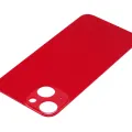 Back Glass With 3M Adhesive For iPhone 13 Mini (No Logo / Large Camera Hole) (Red)