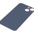 Back Glass With 3M Adhesive For iPhone 13 Mini (No Logo / Large Camera Hole) (Red)