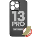 Back Glass With 3M Adhesive For iPhone 13 Pro (No Logo) (Large Camera Hole) (Graphite)