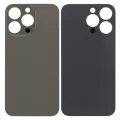 Back Glass With 3M Adhesive For iPhone 13 Pro (No Logo) (Large Camera Hole) (Graphite)