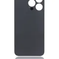 Back Glass With 3M Adhesive For iPhone 13 Pro (No Logo) (Large Camera Hole) (Graphite)