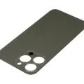 Back Glass With 3M Adhesive For iPhone 13 Pro (No Logo) (Large Camera Hole) (Graphite)