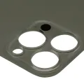 Back Glass With 3M Adhesive For iPhone 13 Pro (No Logo) (Large Camera Hole) (Graphite)