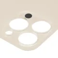 Back Glass With 3M Adhesive For iPhone 13 Pro (No Logo / Large Camera Hole) (Gold)