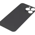 Back Glass With 3M Adhesive For iPhone 13 Pro (No Logo / Large Camera Hole) (Silver)
