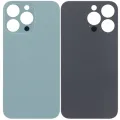 Back Glass With 3M Adhesive For iPhone 13 Pro (No Logo / Large Camera Hole) (Sierra Blue)