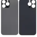 Back Glass With 3M Adhesive For iPhone 13 Pro Max (No Logo) (Large Camera Hole) (Graphite)