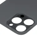 Back Glass With 3M Adhesive For iPhone 13 Pro Max (No Logo) (Large Camera Hole) (Graphite)