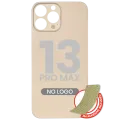 Back Glass With 3M Adhesive For iPhone 13 Pro Max (No Logo / Large Camera Hole) (Gold)