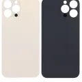Back Glass With 3M Adhesive For iPhone 13 Pro Max (No Logo / Large Camera Hole) (Gold)