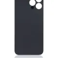 Back Glass With 3M Adhesive For iPhone 13 Pro Max (No Logo / Large Camera Hole) (Silver)