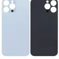 Back Glass With 3M Adhesive For iPhone 13 Pro Max (No Logo / Large Camera Hole) (Sierra Blue)