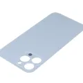 Back Glass With 3M Adhesive For iPhone 13 Pro Max (No Logo / Large Camera Hole) (Sierra Blue)
