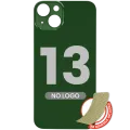 Back Glass With 3M Adhesive For iPhone 13 (No Logo) (Large Camera Hole) (Green)