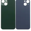 Back Glass With 3M Adhesive For iPhone 13 (No Logo) (Large Camera Hole) (Green)