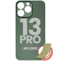 Back Glass With 3M Adhesive For iPhone 13 Pro (No Logo / Large Camera Hole) (Alpine Green)