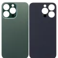 Back Glass With 3M Adhesive For iPhone 13 Pro (No Logo / Large Camera Hole) (Alpine Green)