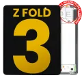 Inner OLED Assembly With Frame For Samsung Galaxy Z Fold 3 5G (US & International) (Refurbished) (Phantom Silver)