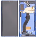 OLED Assembly With Frame For Samsung Galaxy Note 10 Plus / 5G (Aftermarket Plus) (Aura Blue)