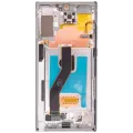 OLED Assembly With Frame For Samsung Galaxy Note 10 Plus / 5G (Aftermarket Plus) (Aura Glow / Silver)