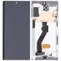 OLED Assembly With Frame For Samsung Galaxy Note 10 Plus / 5G (Aftermarket Plus) (Aura White)