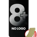 Back Glass With 3M Adhesive For iPhone 8 Plus (No Logo / Large Camera Hole) (Space Gray)