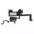 Earpiece Speaker With Proximity Sensor Cable For iPhone 12 / 12 Pro (Warning: Soldering Required For Face ID Functionality) (Aftermarket)