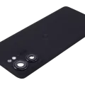 Back Cover Glass With Camera Lens For Motorola Edge 40 (XT2302 / 2023) (Genuine OEM) (Eclipse Black)