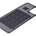 Back Cover Glass For Motorola Moto G23 (XT2333 / 2023) (Genuine OEM) (Steel Blue)