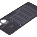 Back Cover Glass For Motorola Moto G34 (XT2363 / 2023) (Genuine OEM) (Charcoal Black)
