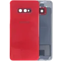 Back Cover Glass With Camera Lens For Samsung Galaxy S10e (Service Pack) (Red)