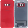Back Cover Glass With Camera Lens For Samsung Galaxy S10e (Service Pack) (Red)