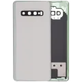 Back Cover Glass With Camera Lens For Samsung Galaxy S10 Plus (Service Pack) (Prism Silver)