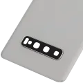 Back Cover Glass With Camera Lens For Samsung Galaxy S10 Plus (Service Pack) (Prism Silver)