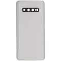 Back Cover Glass With Camera Lens For Samsung Galaxy S10 Plus (Service Pack) (Prism Silver)