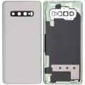 Back Cover Glass With Camera Lens For Samsung Galaxy S10 Plus (Service Pack) (Prism Silver)