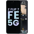 Inner OLED Assembly With Frame For Samsung Galaxy Z Flip 7 FE 5G (Service Pack) (Black)