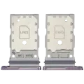 Dual Sim Card Tray Compatible For Samsung Galaxy S22 5G / S22 Plus 5G (Bora Purple)