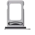 Dual Sim Card Tray Compatible For iPhone 17 Pro / 17 Pro Max (Silver)