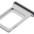 Dual Sim Card Tray Compatible For iPhone 17 Pro / 17 Pro Max (Silver)