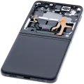 Inner OLED Assembly With Frame Compatible For Samsung Galaxy Z Flip 3 5G (US & International) (Aftermarket Plus) (Phantom Black)