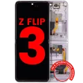 Inner OLED Assembly With Frame Compatible For Samsung Galaxy Z Flip 3 5G (US & International) (Aftermarket Plus) (Lavender)