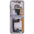 Inner OLED Assembly With Frame For Samsung Galaxy Z Flip 4 5G (US & International Version) (Aftermarket Plus) (Bora Purple)