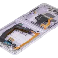 Inner OLED Assembly With Frame For Samsung Galaxy Z Flip 4 5G (US & International Version) (Aftermarket Plus) (Bora Purple)