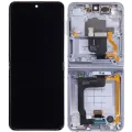 Inner OLED Assembly With Frame For Samsung Galaxy Z Flip 4 5G (US & International Version) (Aftermarket Plus) (Blue)